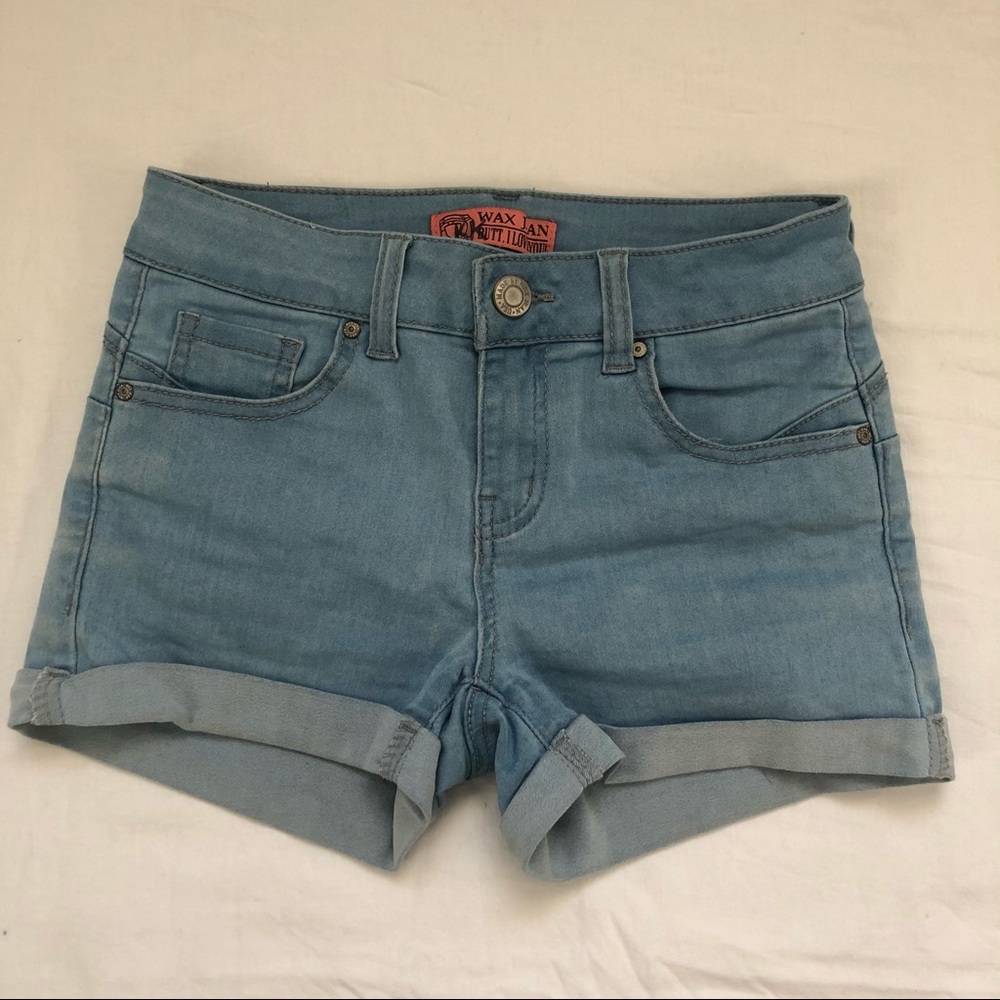 Wax Jean Butt Lifting Lightwash Shorts!